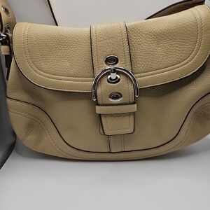 Vintage Coach Soho Y2K Pebbled Leather Shoulder Bag